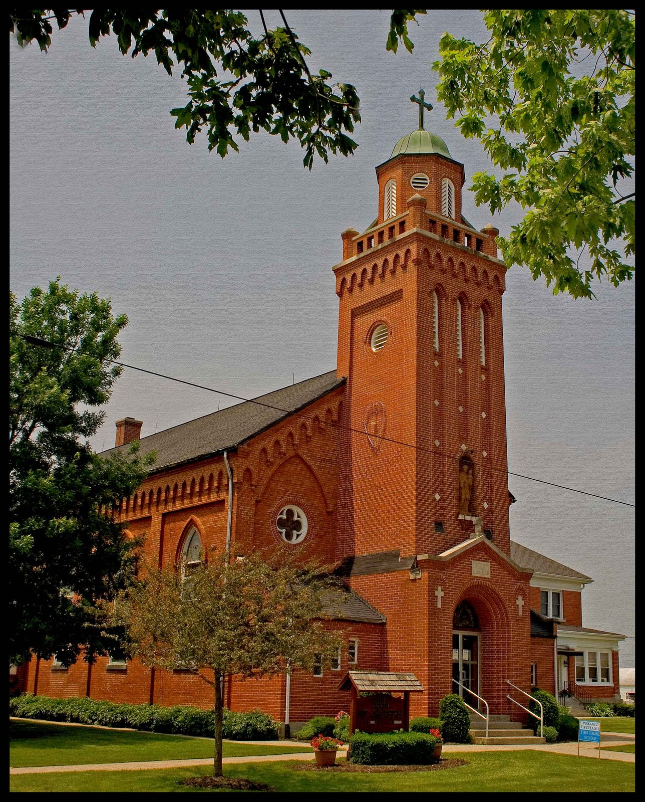 Cross Tipped Churches Saint Joseph Catholic Church Egypt Ohio