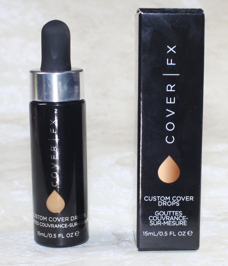  Review of Cover FX Custom Cover Drops, a high-coverage customisable foundation great for acne-prone skin.