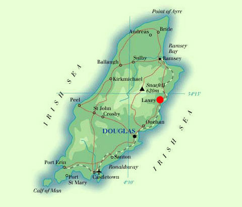 ISLA DE MAN MAPAS GEOGRÁFICOS DE LA ISLA DE MAN (REINO UNIDO) Mundo