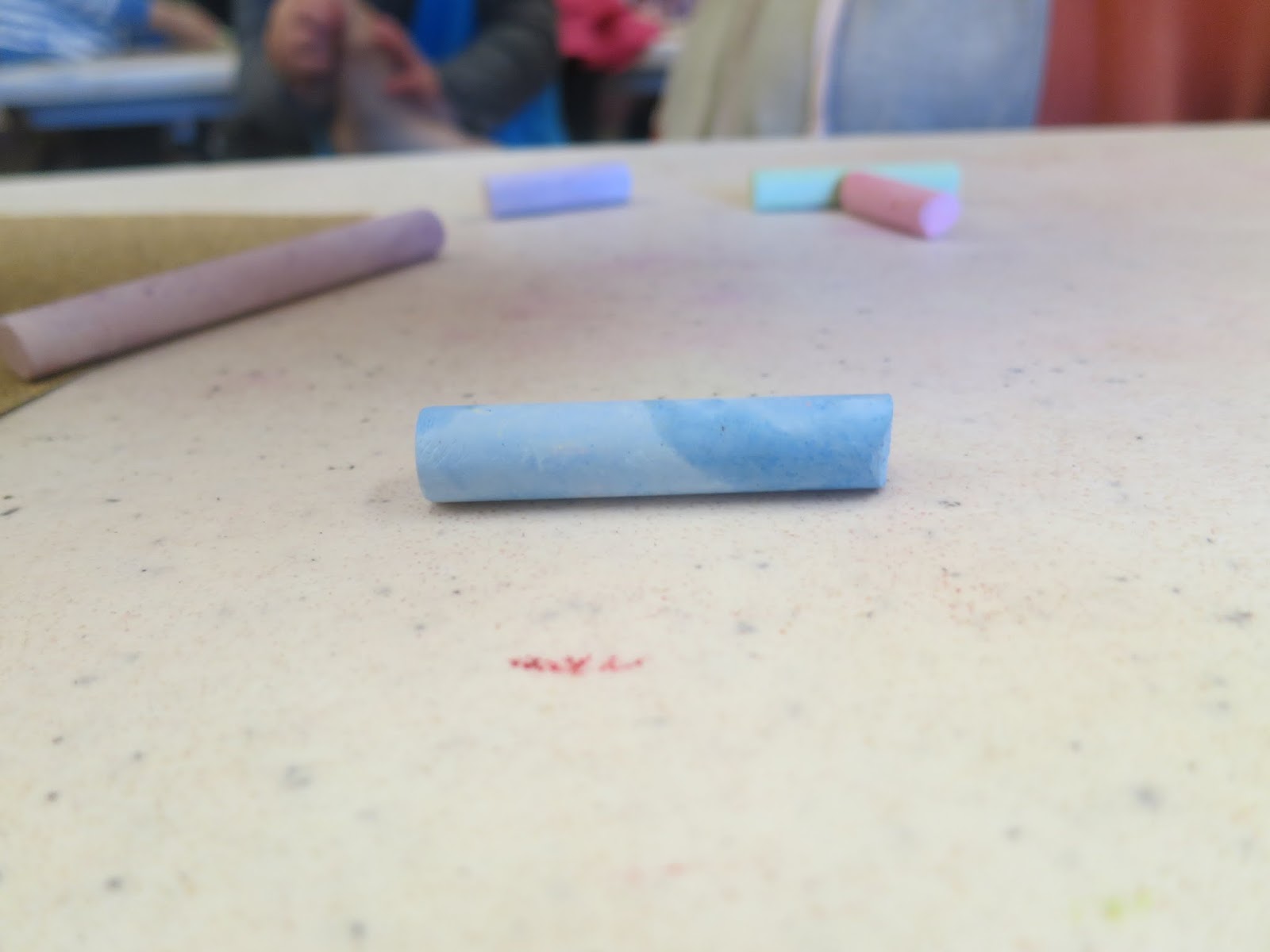 Toddler Art Class Chalk + Sandpaper library makers
