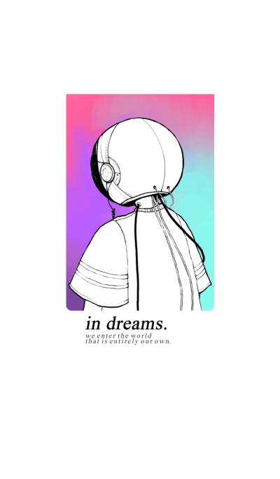 in dreams.