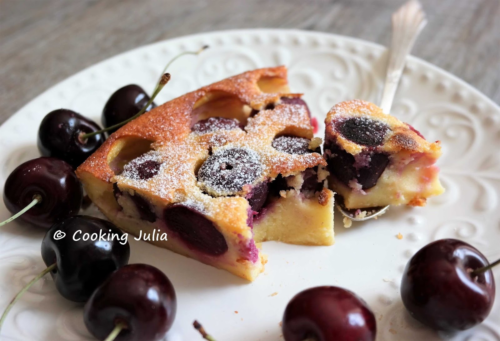 Cooking Julia Clafoutis Gourmand Aux Cerises Et A L Amande