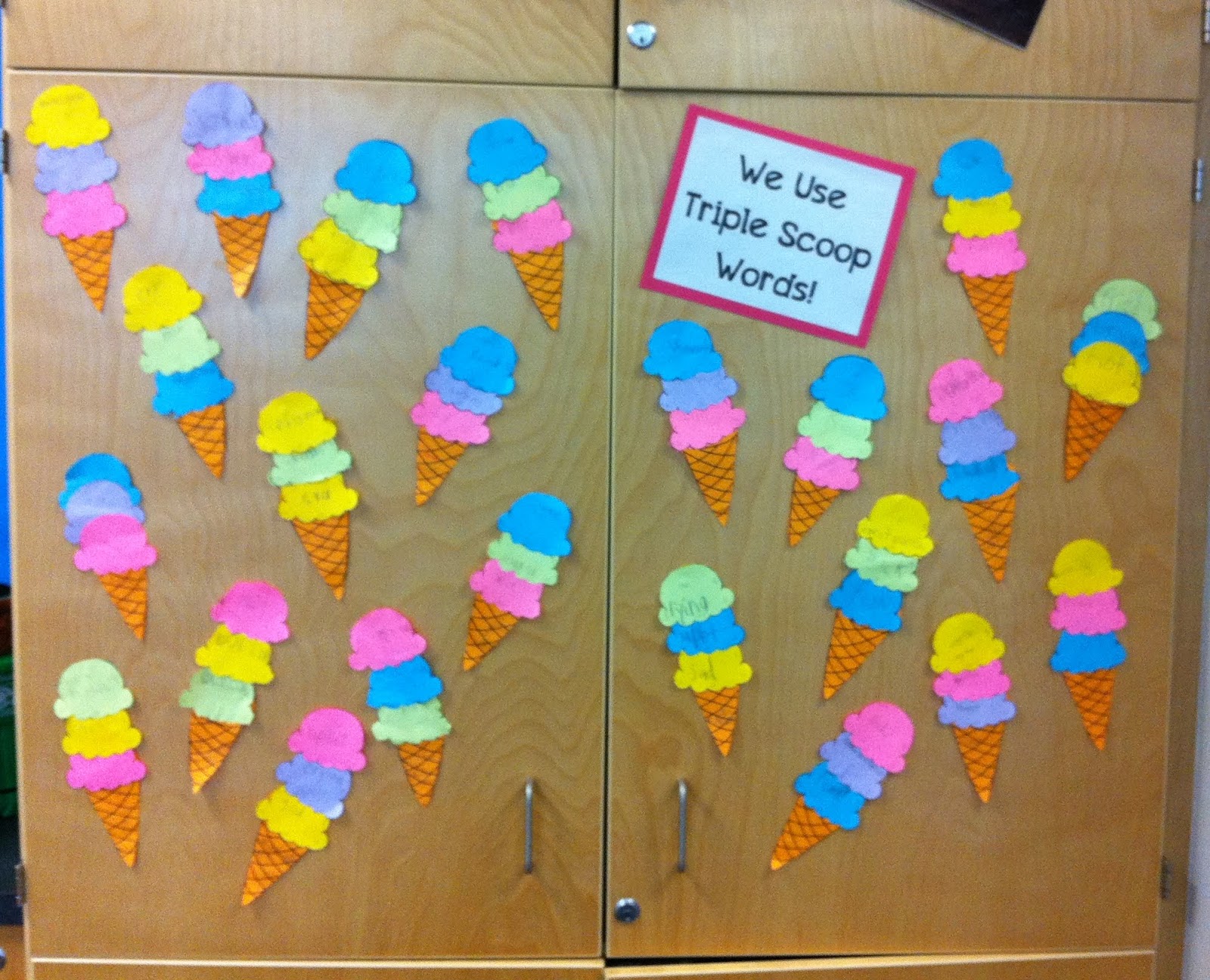 My Teaching Adventures Triple Scoop Words