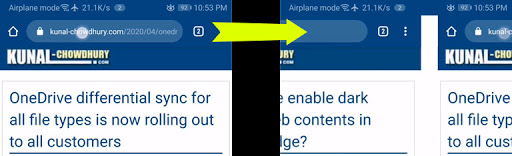 How to switch between tabs on Google Chrome for Android?