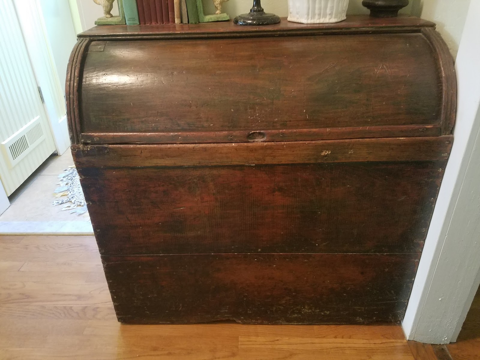 Windmill Farm Antique Farm Grain Bins and Pie Safes Used As Furniture