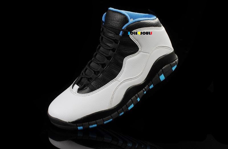Air Jordan 10 Retro White Linen University Blue , Air Jordan Shoes, Michael Jordan Shoes 