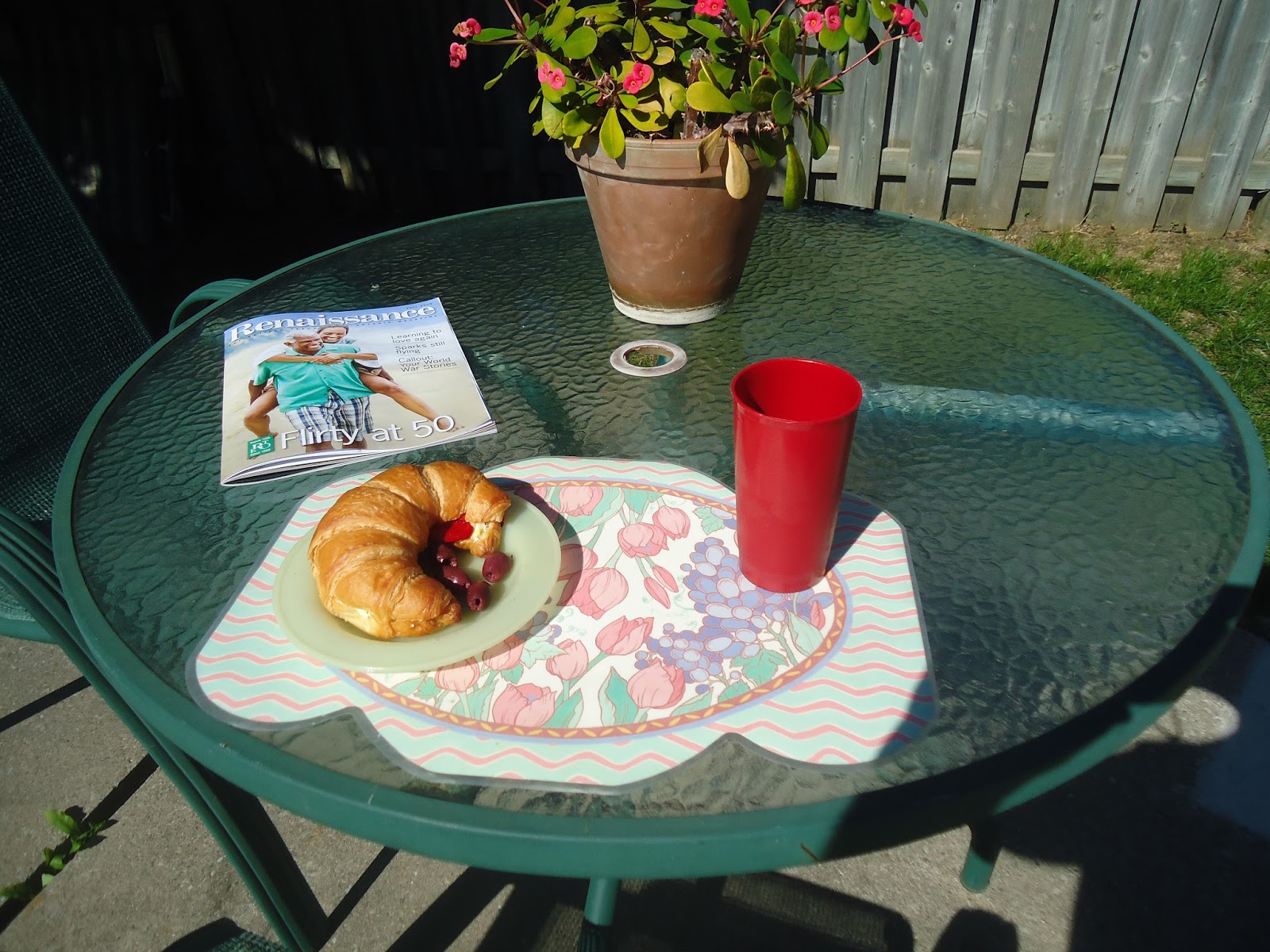 Days in My Life Lunch on the Patio