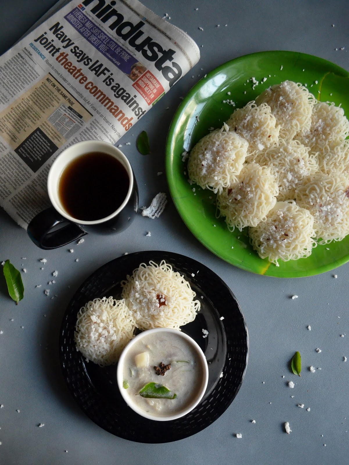 Indulge... Idiyappam Nool Puttu Sevai How to make Kerala