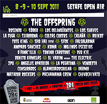 The Offspring, Rosendo, Sober o Txarrena al Getafe En Vivo 2011 