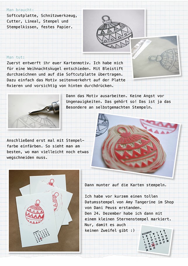 Ynas Design Blog: DIY No. 3 - Weihnachtskarten