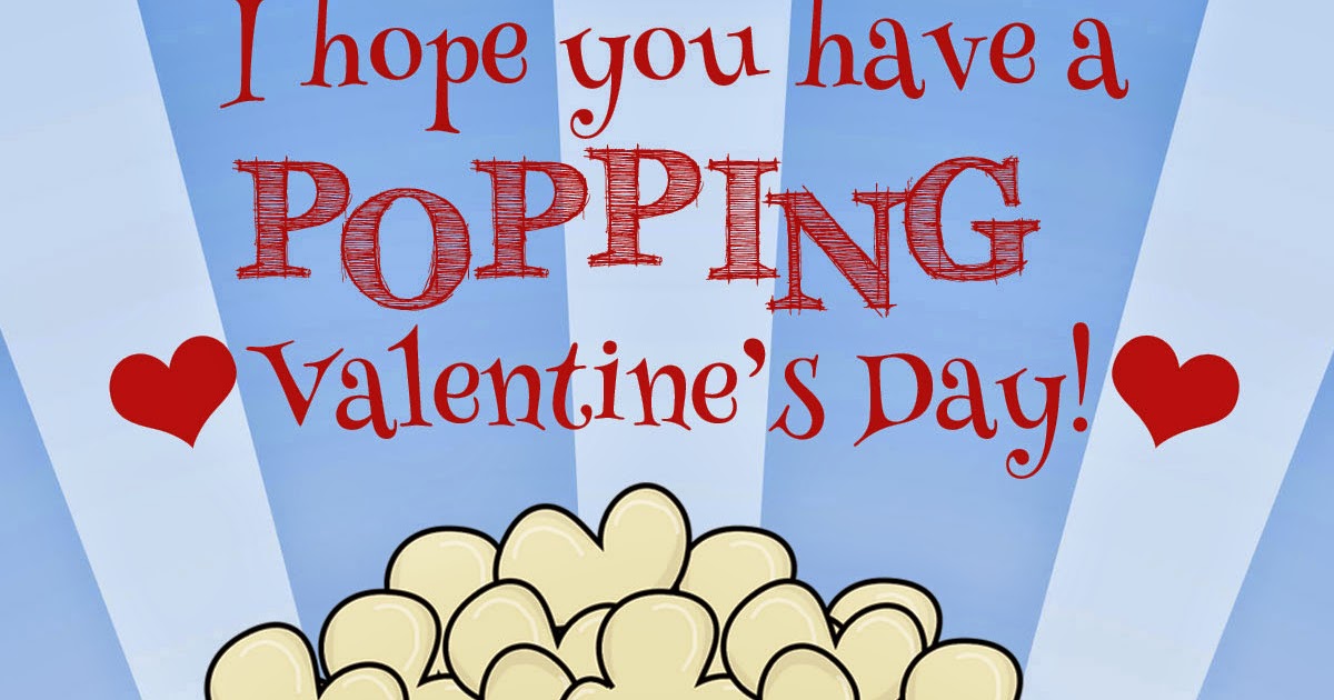 Fashionable Moms Free Printable Popcorn Valentine