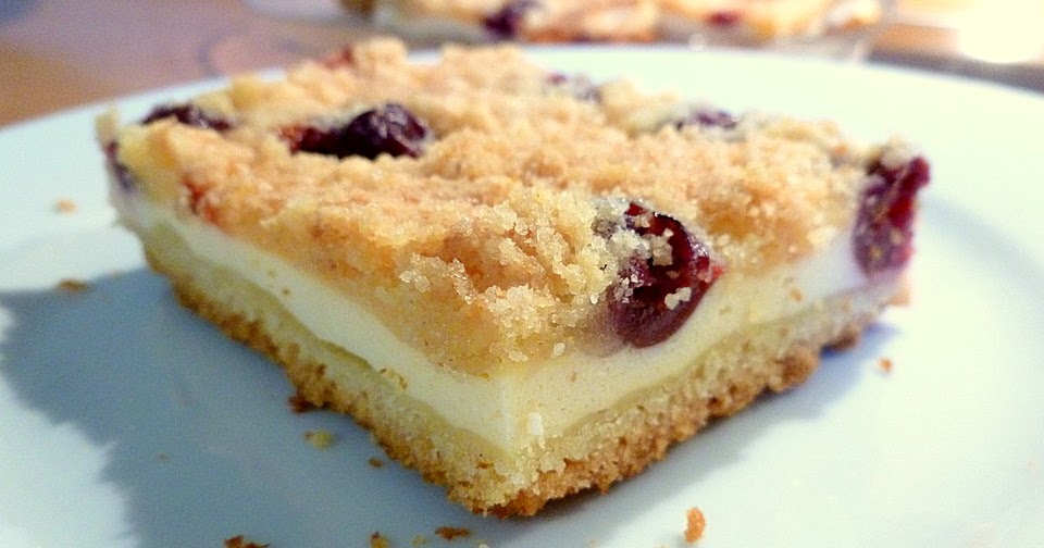 Käse Kirschkuchen vom Blech