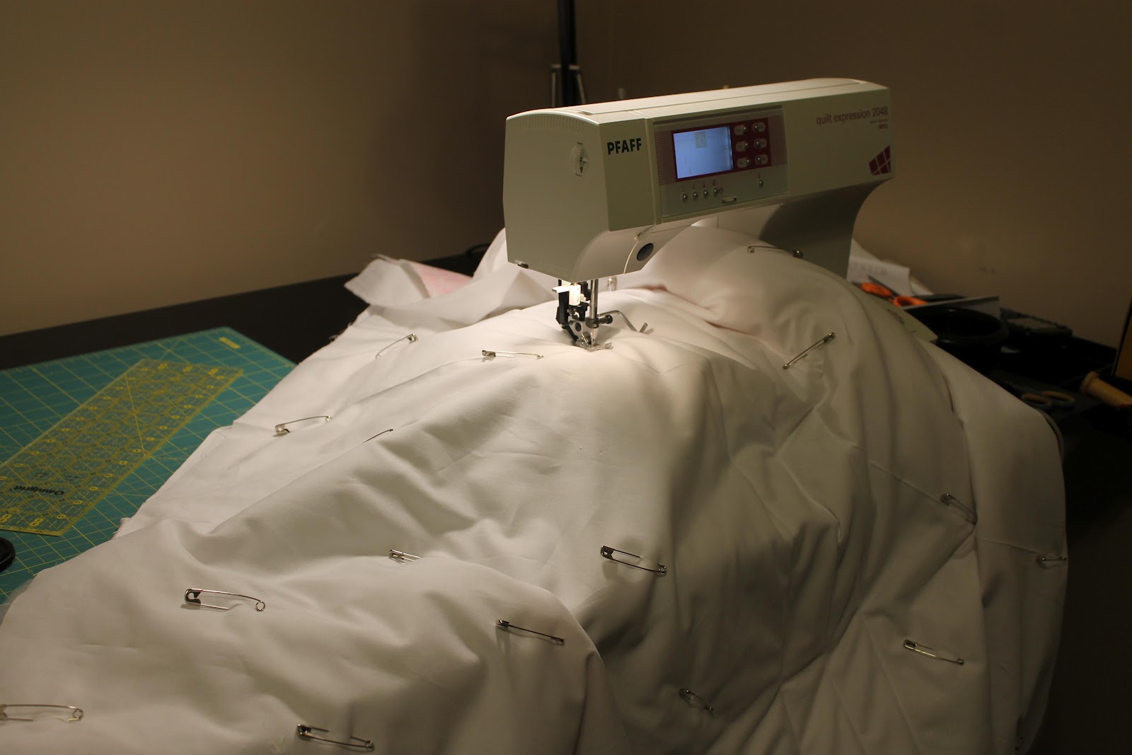 Lilyquilt How to Quilt Diagonal Lines by Machine