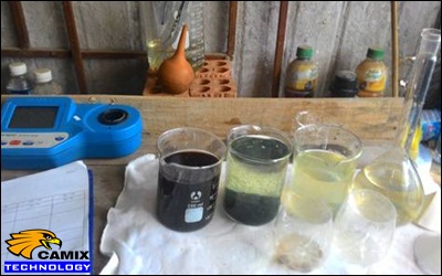 Hóa chất khử màu tím nước thải dệt nhuộm – Chất chuyên dùng trong quy trình xử lý nước thải