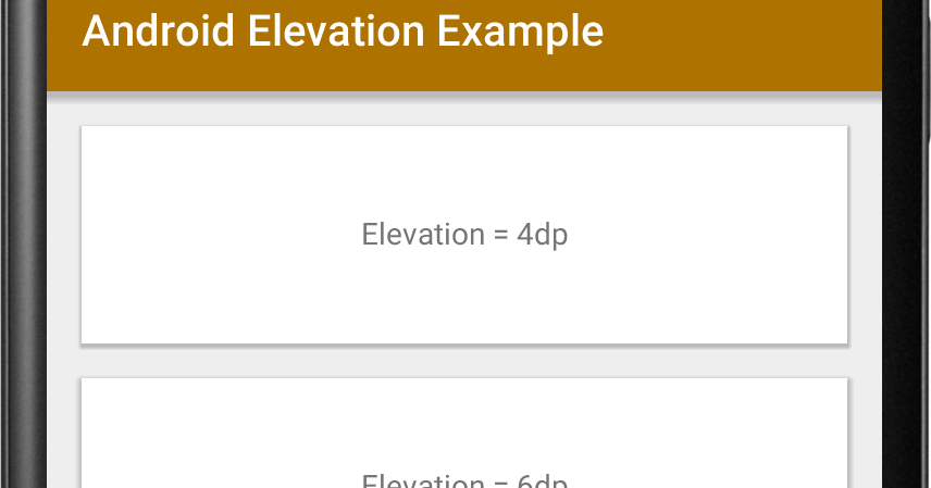 Android Toolbar Elevation : How to change android app bar default ...