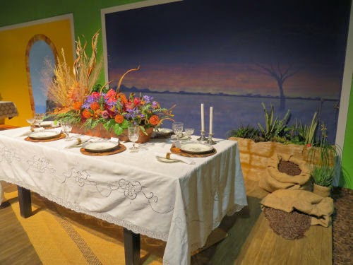 Philadelphia Flower Show 2105- Tables: Out of Africa