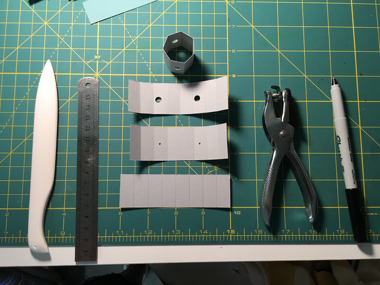 Make My Day Camp Paper Christmas Lights Garland