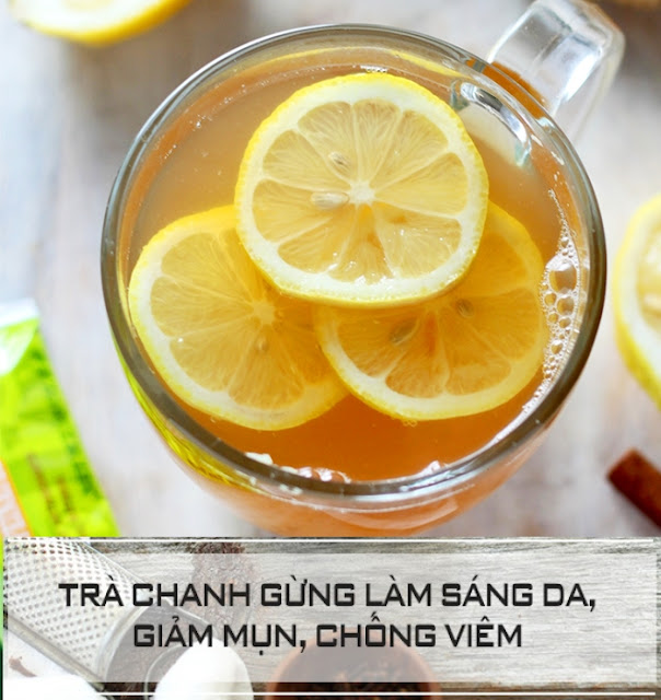 Loại trà giúp dáng thon da đẹp không nên bỏ qua vào buổi sáng Tra-chanh-gung