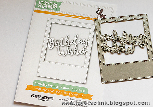 Layers of ink - Create Art Journal tutorial by Anna-Karin with My Favorite dies by Simon Says Stamp.