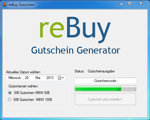 reBuy Gutschein reBuy Gutschein