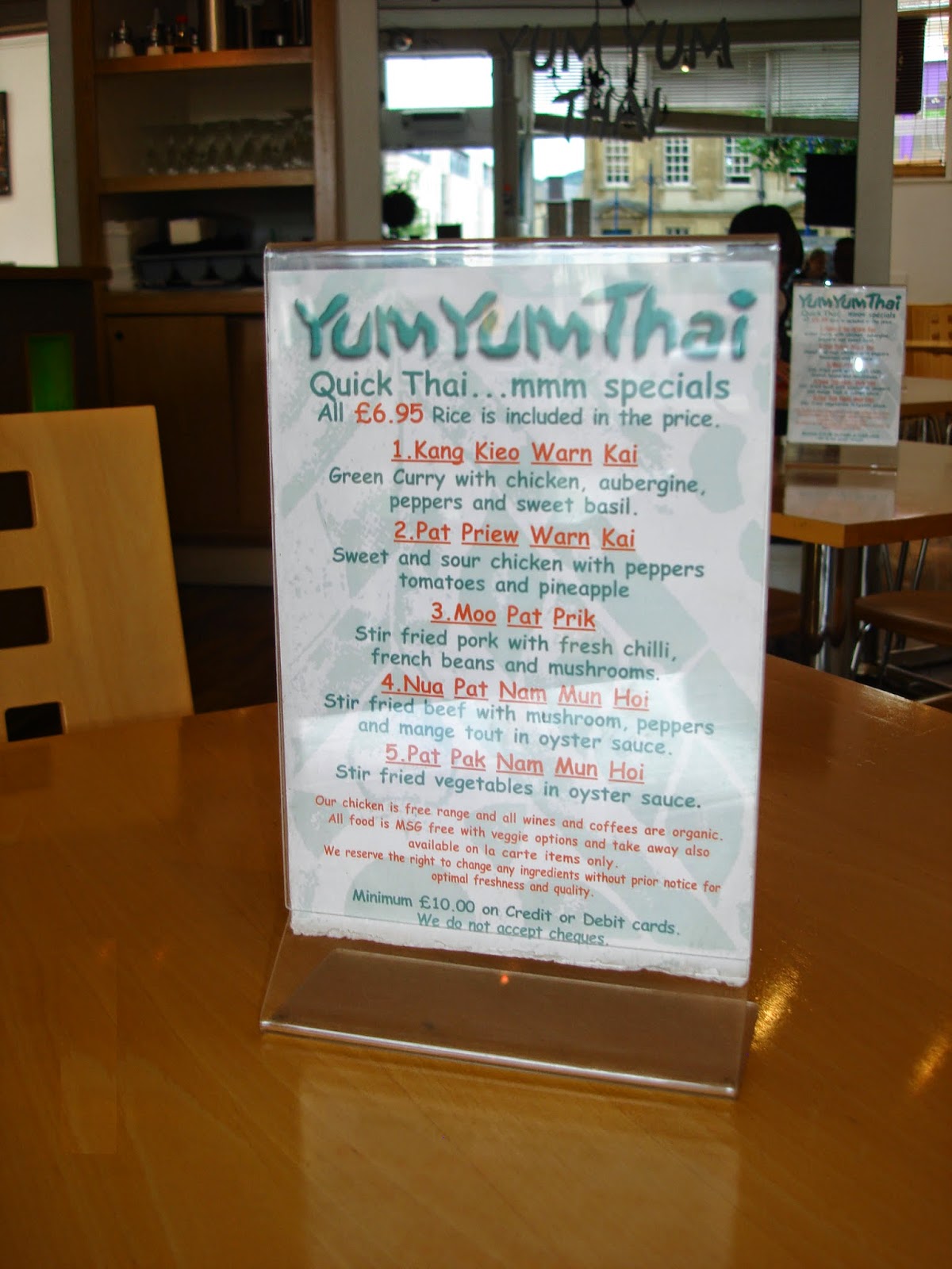 Yum Yum Thai Restaurant in Bath Britain All Over Travel Guide