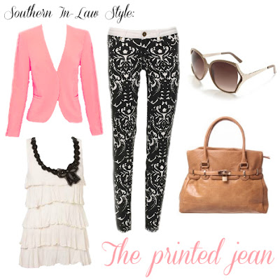 How to Wear Printed Jeans