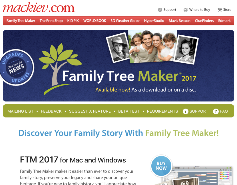 2017 family tree maker download