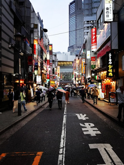 In the streets of japan