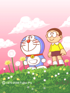 Gambar Foto DP BBM Kartun Doraemon Bergerak Lucu  Terbaru 