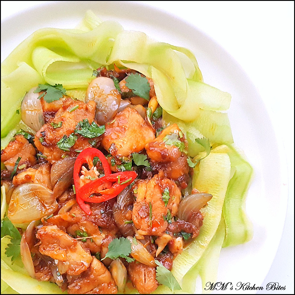 MM's Kitchen Bites Spicy Stir Fried Fish...one of those days