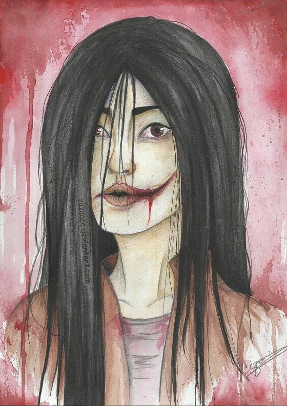 Kuchisake-onna (口 裂 け 女) .