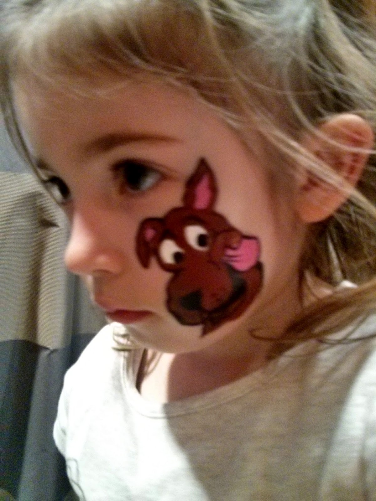 scooby doo face paint