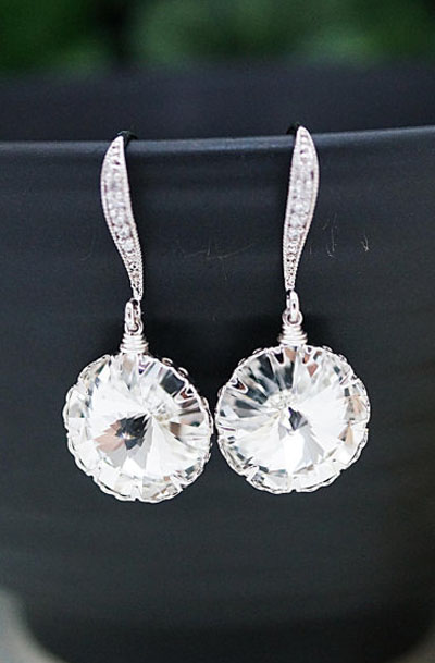 Lovely Clusters - Online Curator : Clear White Swarovski round Crystal ...