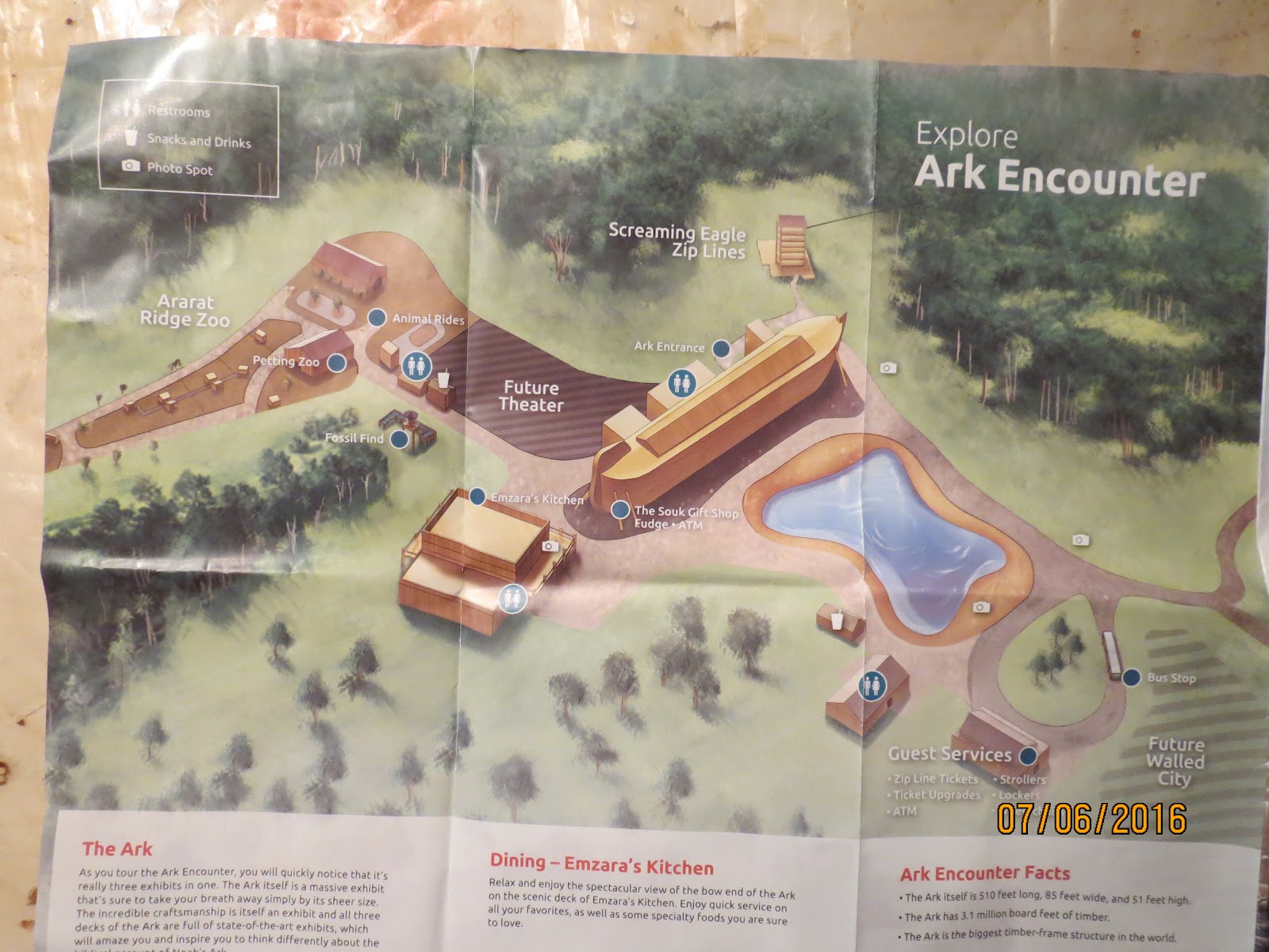Map Of Ark Encounter Area