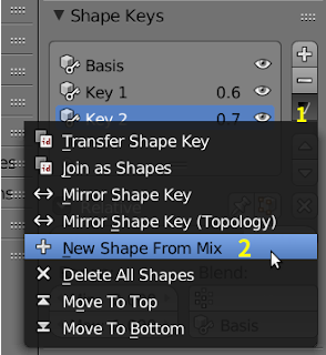 Shape Key Blender 2.78: Apply Shape Key