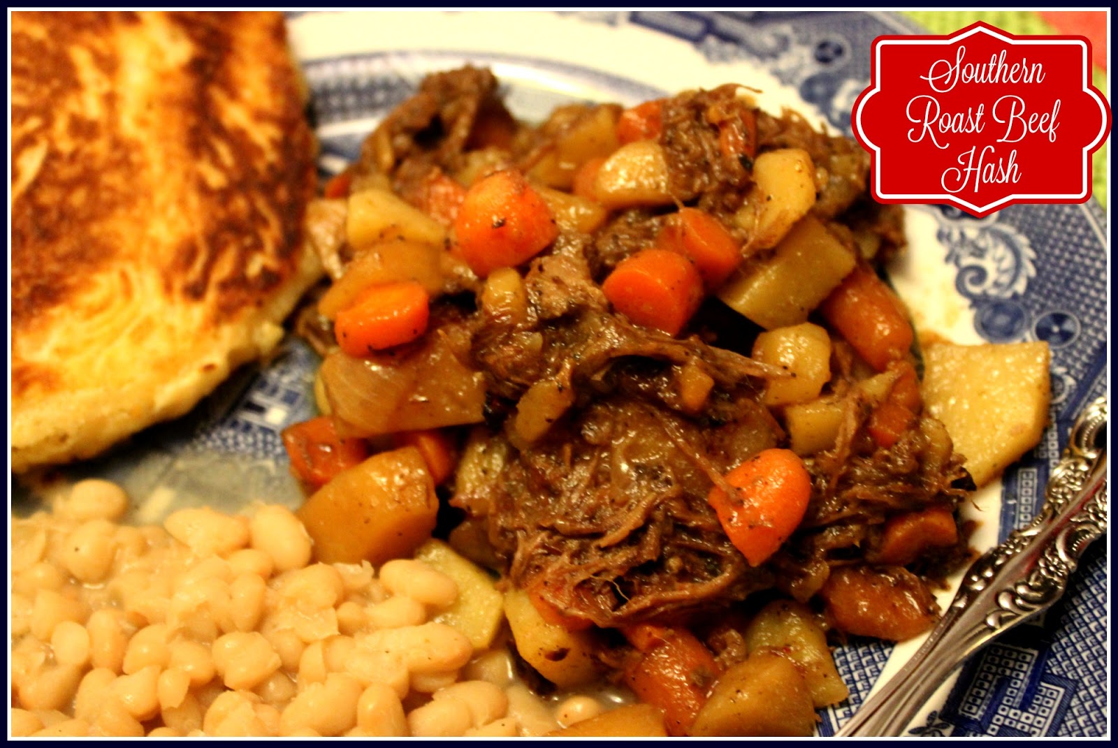 Sweet Tea and Cornbread Southern Roast Beef Hash!