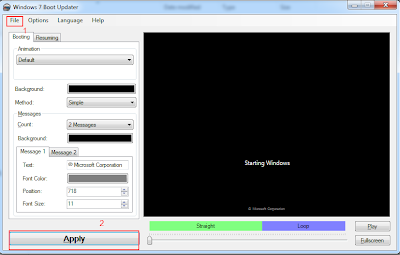 Mengganti Tampilan Start Boot Screen Windows 7