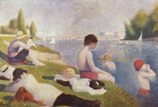 Georges Seurat (25) - Un baño en Asnières (1884)