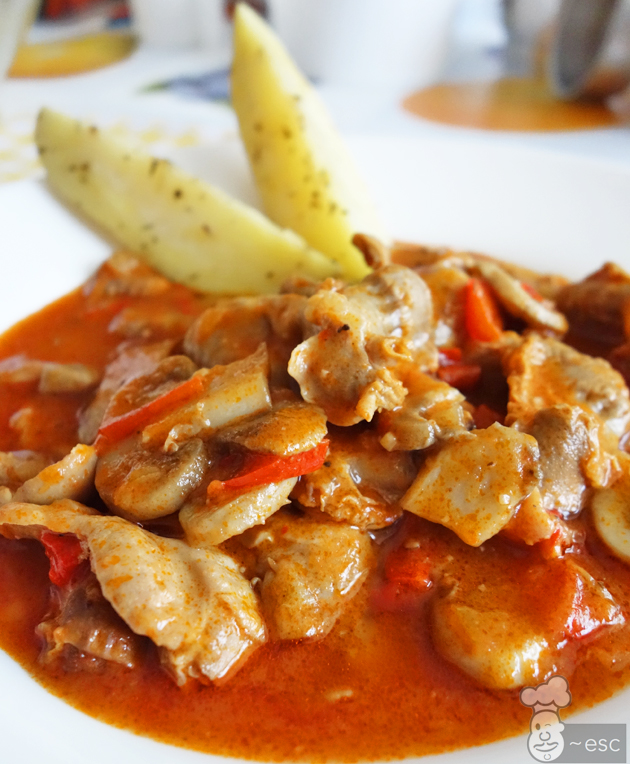 Mollejas de pollo a la cerveza