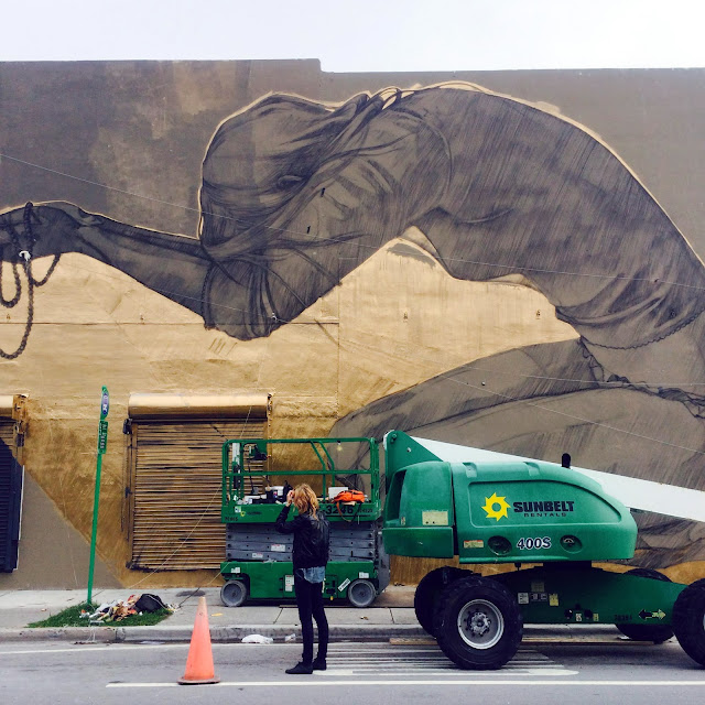 Work In Progress by South African Painter Faith47 For Art Basel Miami 2013.2