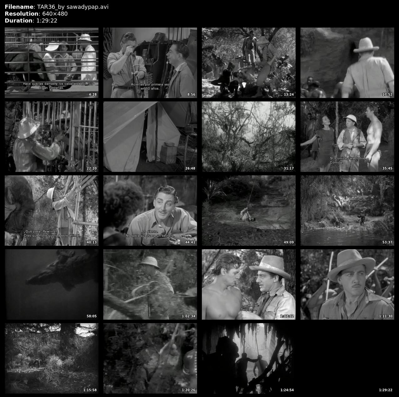 La Fuga de Tarzán [1936] [DVDRip] [Subtitulada]