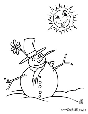 Snowman Coloring Pages for Kids