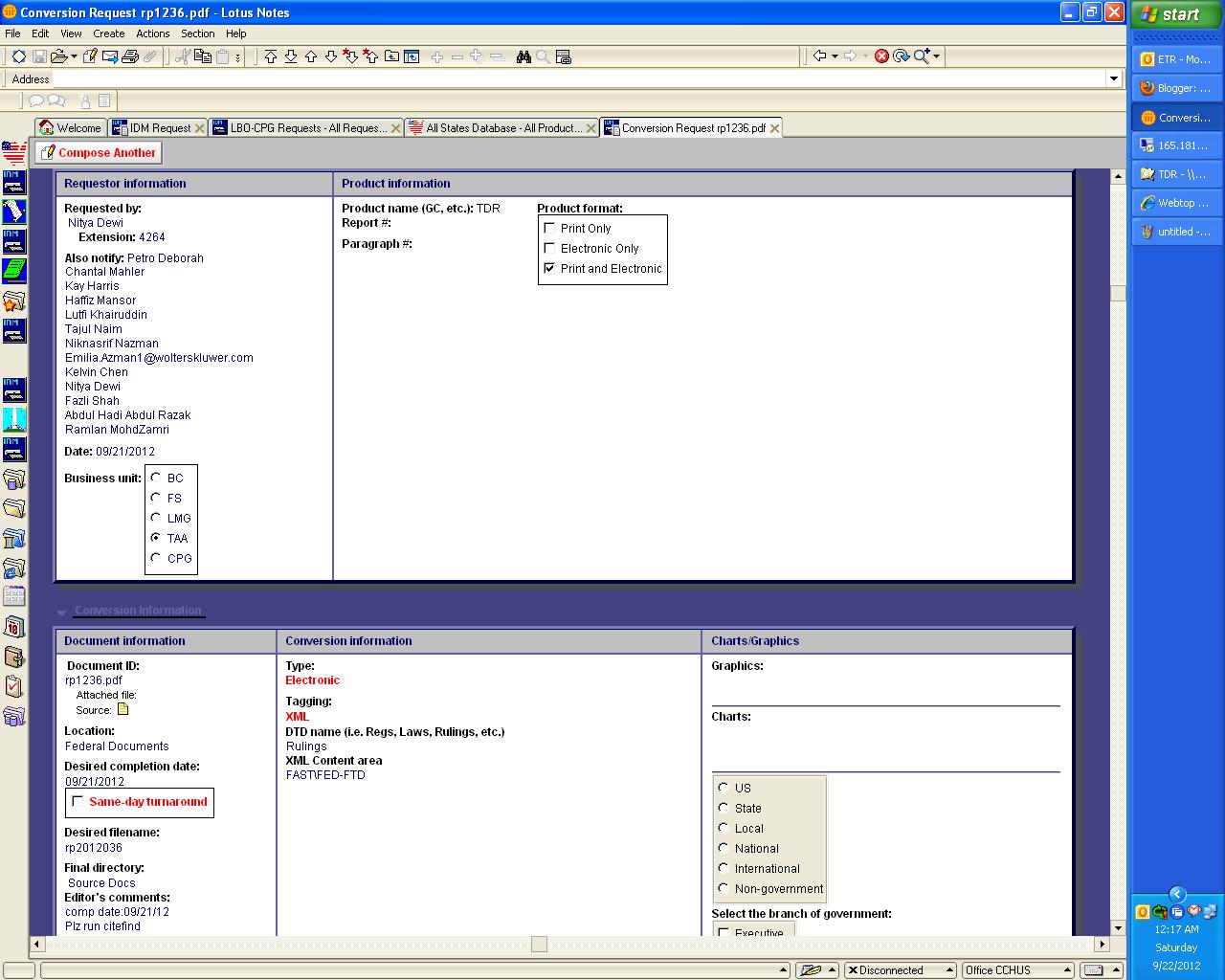 Package Samples: 39_rp2012036 - next week report