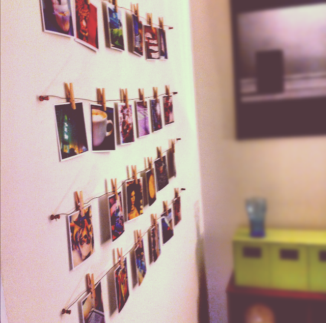 cl0thes minded DIY Instagram wall