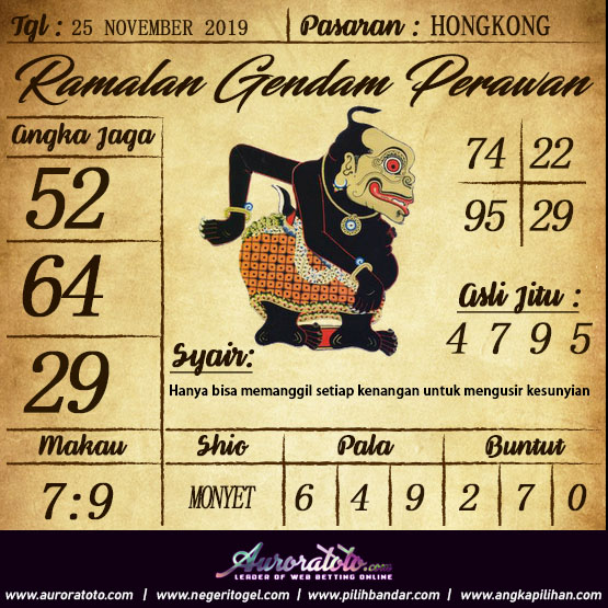 Hongkong 25 November 2019 Syair Togel Forum Kode Syair Sgp