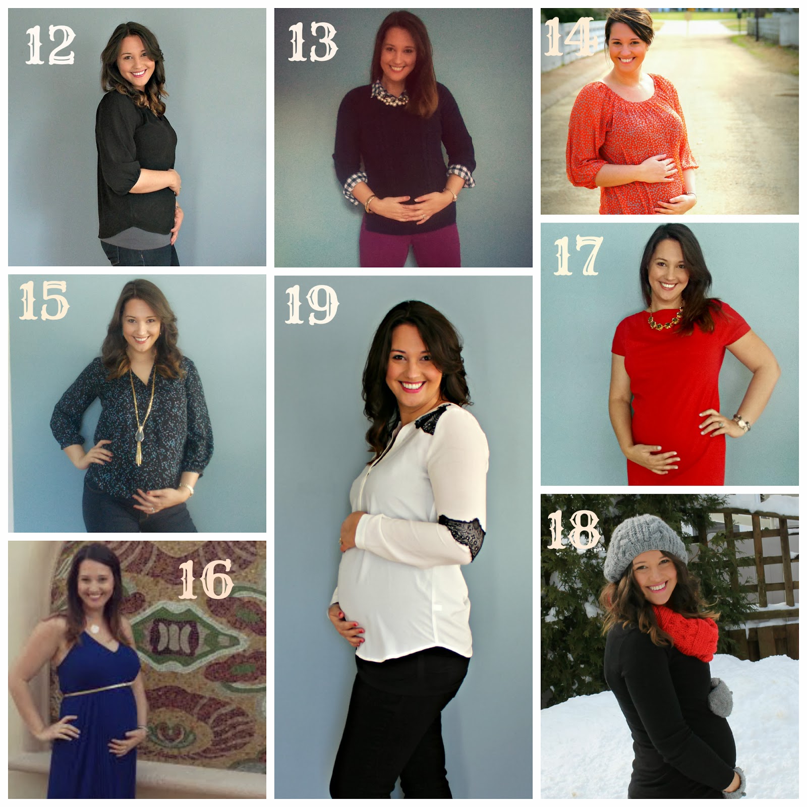 Bumpdate 19 Weeks Olive and Tate