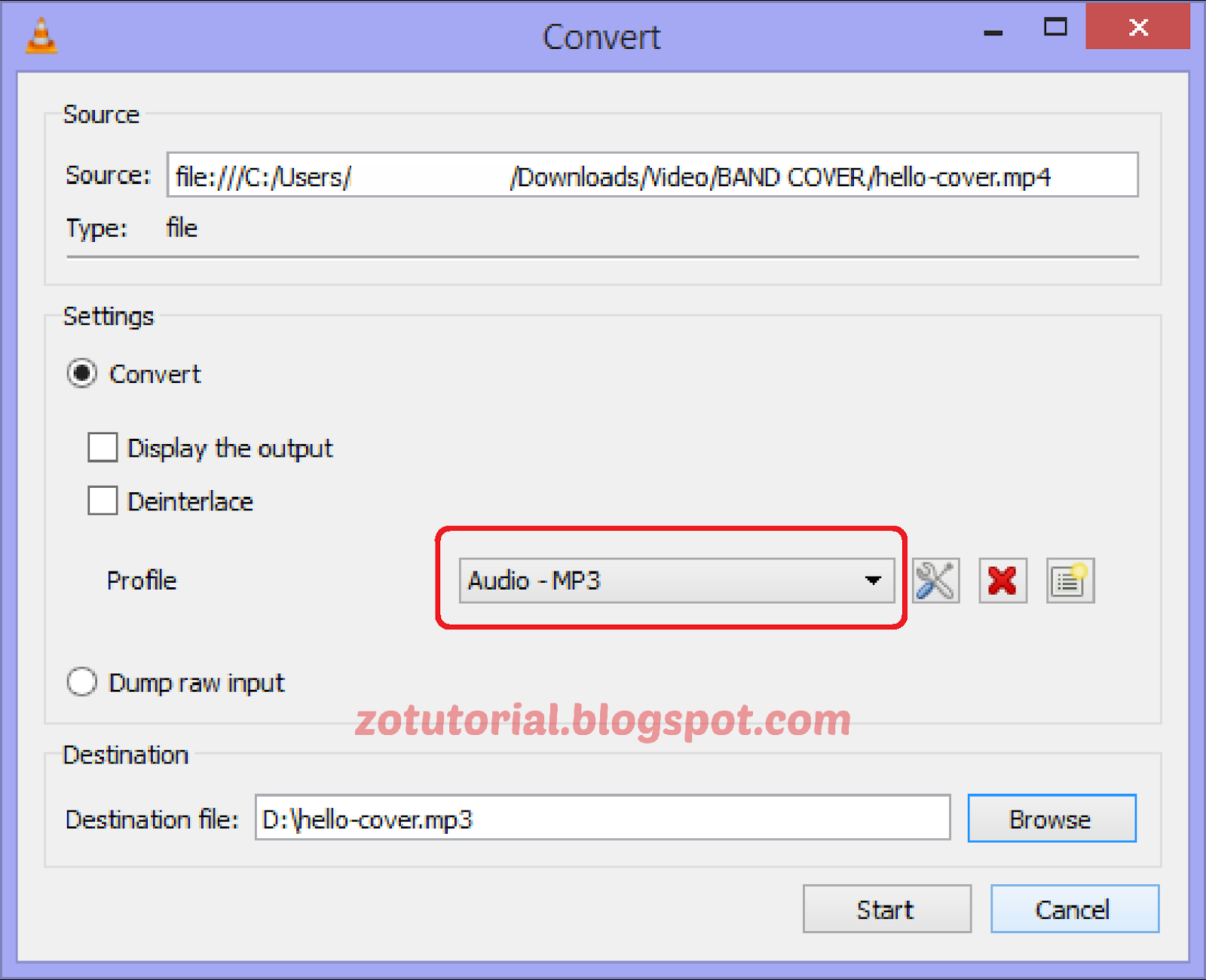 Cara Convert Video ke Audio (MP3) dengan VLC Media Player zotutorial
