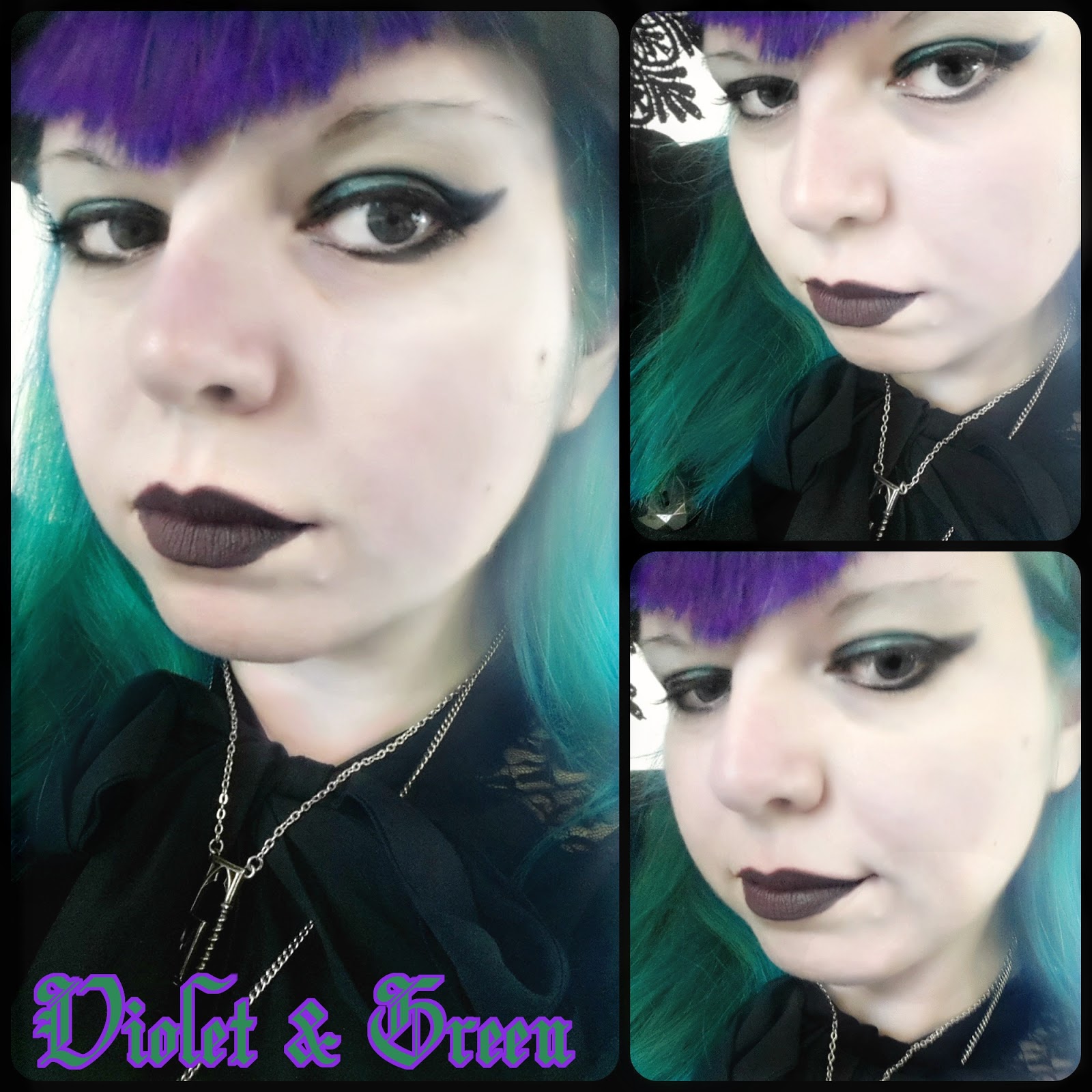 Domesticated Hair Adventures 3 Green Hair Purple Fringe