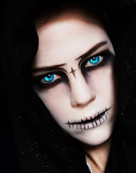 reaper grim makeup halloween costume face easy louisa eye dsc blogthis email