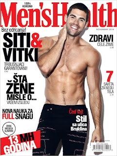 Chad White Stars in Men’s Health Serbia November 2016 Cover Story